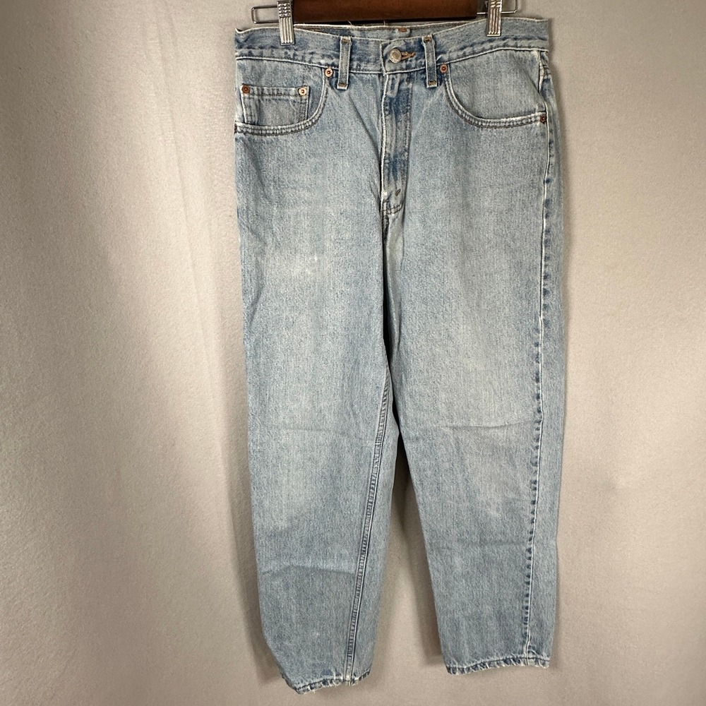 Vintage Levi Strauss 550 Jeans Mens W33 L32 Relaxed Light Wash Denim GUC